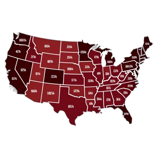 red, number, states, 2016, crime, group, sex, offender transparent PNG cut-out