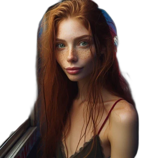 face, dress, hair, mask, fantasy art, photorealistic, concept art, oil painting transparent PNG cut-out