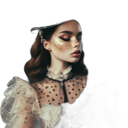 dress, mask, jewelry, crown, fantasy art, photorealistic, watercolor, concept art transparent PNG cut-out