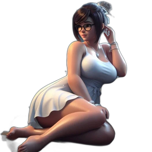 dress, staff, concept art, fantasy art, pixel art, photorealistic, animated, woman transparent PNG cut-out