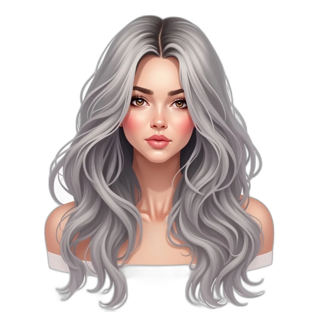 hair, face, fantasy art, pixel art, photorealistic, cartoon, dark, monochrome transparent PNG cut-out