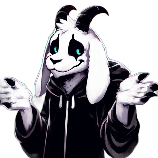 jacket, mask, staff, animal, pixel art, cartoon, concept art, anime transparent PNG cut-out