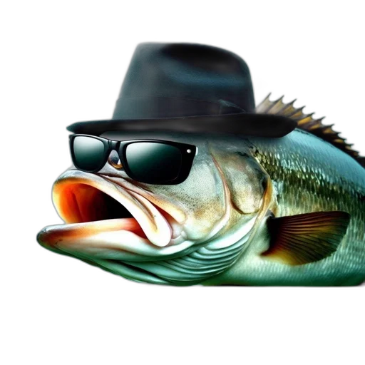 hat, animal, creature, food, photorealistic, 3d render, concept art, cartoon transparent PNG cut-out