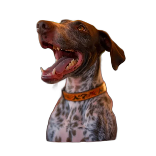 animal, creature, staff, face, photorealistic, 3d render, concept art, dog transparent PNG cut-out