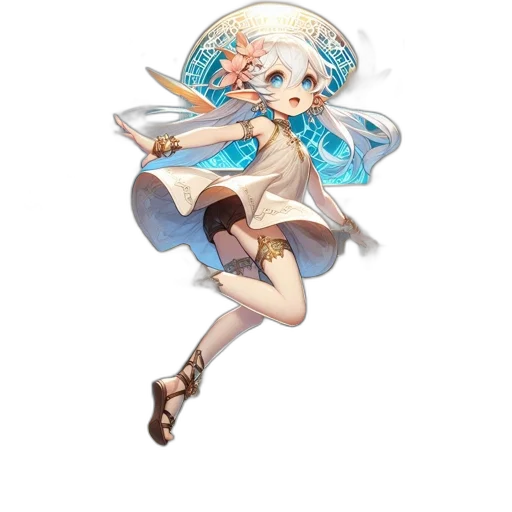 staff, dress, sword, weapon, anime, concept art, fantasy art, pixel art transparent PNG cut-out