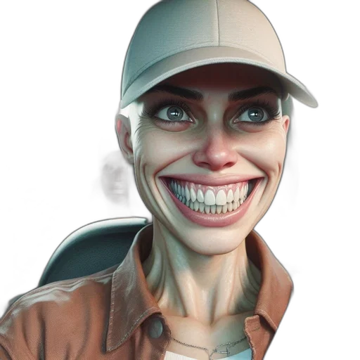 face, jacket, staff, mask, concept art, photorealistic, 3d render, cartoon transparent PNG cut-out