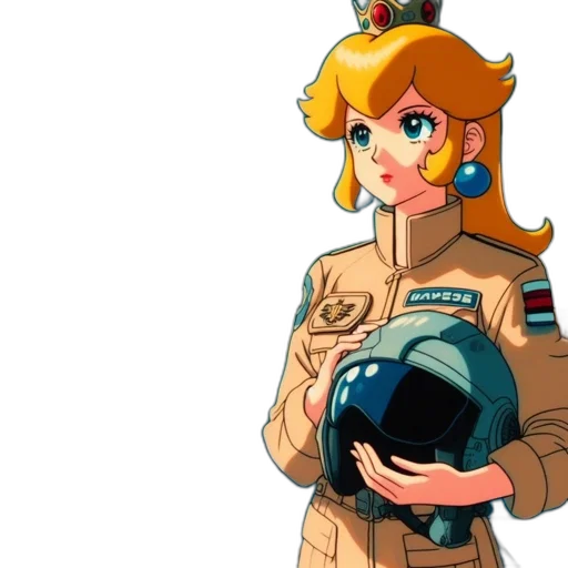 staff, jacket, weapon, crown, concept art, cartoon, vaporwave, pixel art transparent PNG cut-out