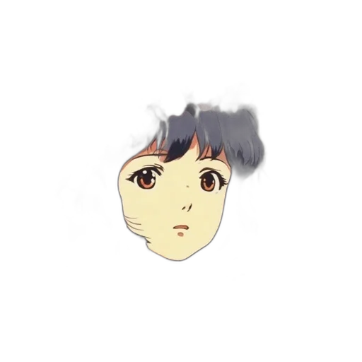 mask, face, creature, hair, anime, cartoon, pixel art, photorealistic transparent PNG cut-out