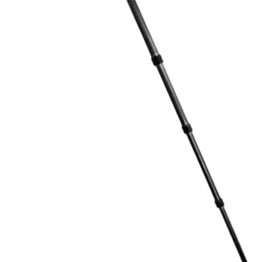 staff, weapon, sword, umbrella, black, silver, tripod, adjustable transparent PNG cut-out