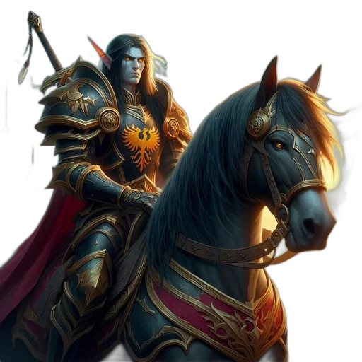 sword, fantasy art, concept art, photorealistic, comic book art, during, sunset, knight transparent PNG cut-out
