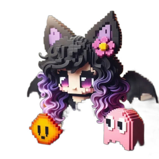 creature, staff, dragon, animal, pixel art, fantasy art, anime, concept art transparent PNG cut-out