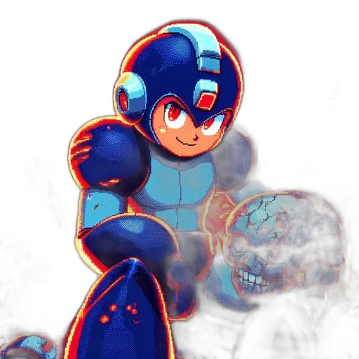 robot, jacket, creature, concept art, comic book art, pixel art, watercolor, outer space transparent PNG cut-out