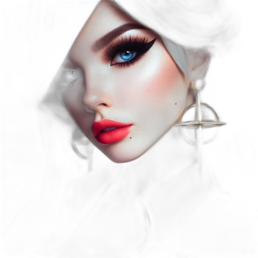 face, mask, jewelry, crown, photorealistic, fantasy art, oil painting, concept art transparent PNG cut-out