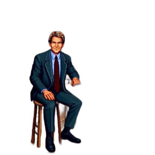 furniture, staff, jacket, face, pixel art, concept art, photorealistic, 3d render transparent PNG cut-out
