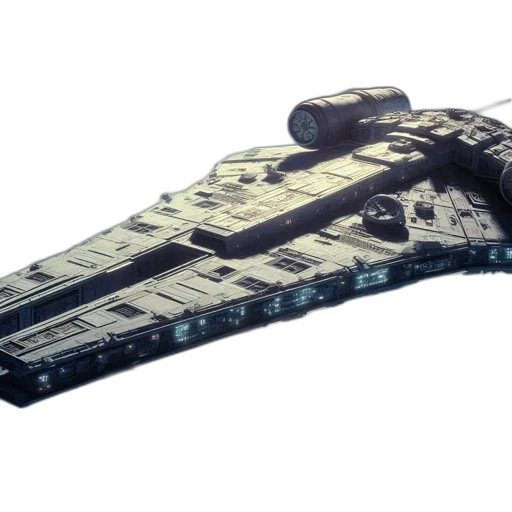weapon, sword, concept art, 3d render, pixel art, outer space, massive, spaceship transparent PNG cut-out