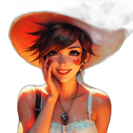 hat, face, mask, dress, photorealistic, concept art, fantasy art, oil painting transparent PNG cut-out