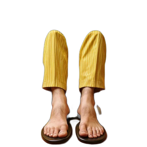 shoes, umbrella, furniture, staff, 3d render, photorealistic, golden, close-up transparent PNG cut-out