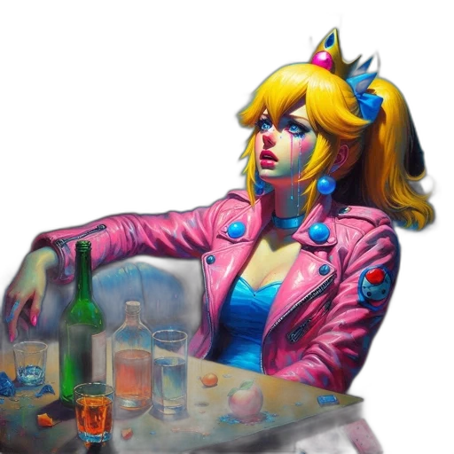 jacket, cyberpunk, vaporwave, concept art, fantasy art, neon lights, neon, pastel transparent PNG cut-out