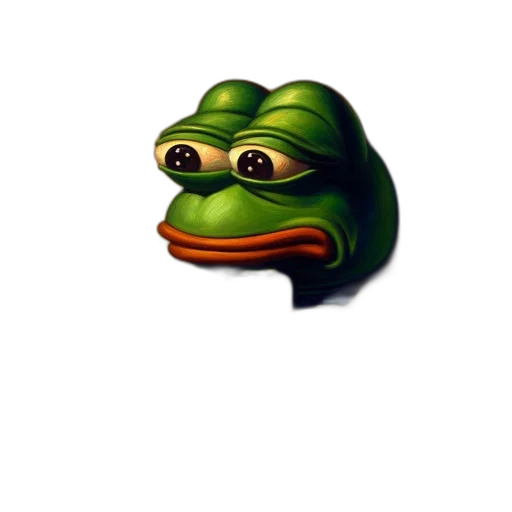 face, creature, animal, mask, photorealistic, pixel art, concept art, frog-like transparent PNG cut-out