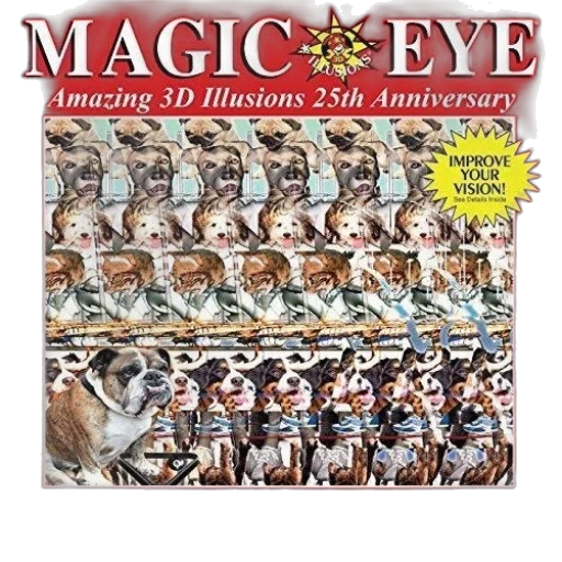 magic, eye, amazing, illusions, 25th, anniversary, collector, edition transparent PNG cut-out