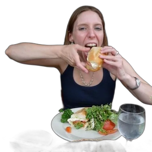 food, jewelry, bottle, photorealistic, woman, enjoys, meal, restaurant transparent PNG cut-out