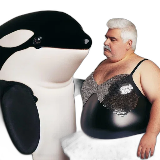 animal, creature, concept art, 3d render, vaporwave, underwater, outer space, monochrome transparent PNG cut-out