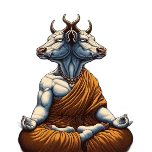 mask, pixel art, fantasy art, concept art, comic book art, serene, landscape, two-headed transparent PNG cut-out