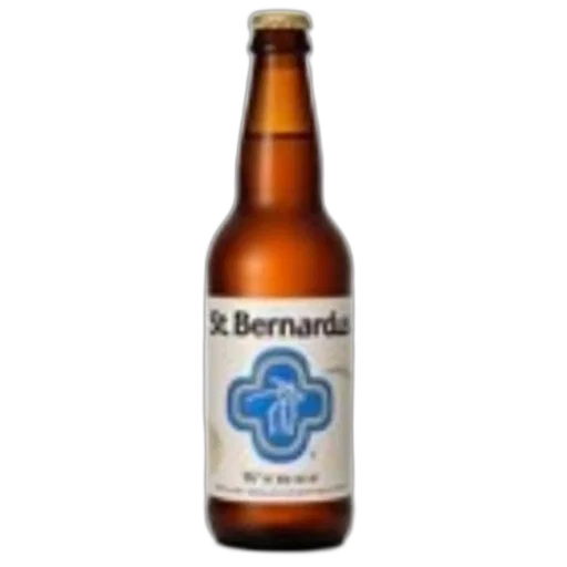 bottle, 3d render, bernardus, witbier, beer, label, featuring, monk transparent PNG cut-out