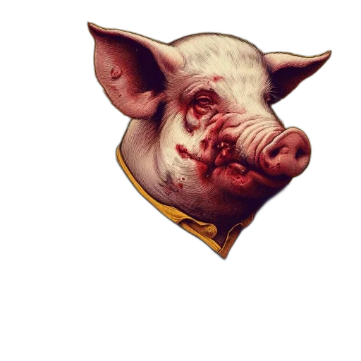 face, animal, mask, creature, photorealistic, concept art, 3d render, pixel art transparent PNG cut-out