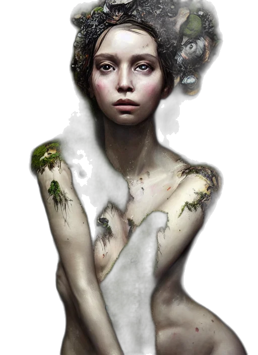 jewelry, face, creature, crown transparent PNG cut-out