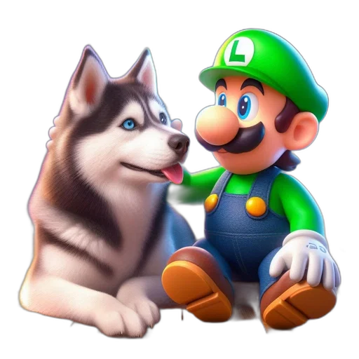 animal, staff, creature, face, 3d render, concept art, pixel art, photorealistic transparent PNG cut-out