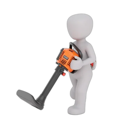 staff, robot, weapon, 3d render transparent PNG cut-out