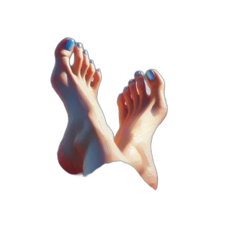 shoes, face, creature, jewelry, 3d render, photorealistic, vaporwave, pixel art transparent PNG cut-out