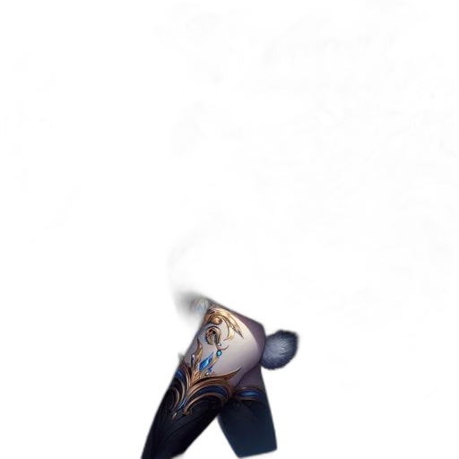 shoes, weapon, umbrella, sword, concept art, photorealistic, 3d render, fantasy art transparent PNG cut-out
