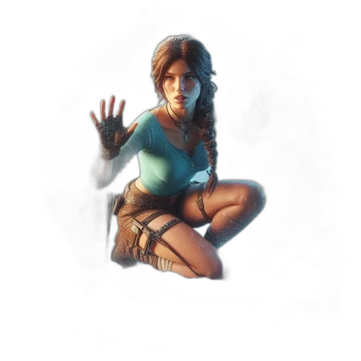 staff, face, weapon, fantasy art, concept art, pixel art, comic book art, underwater transparent PNG cut-out