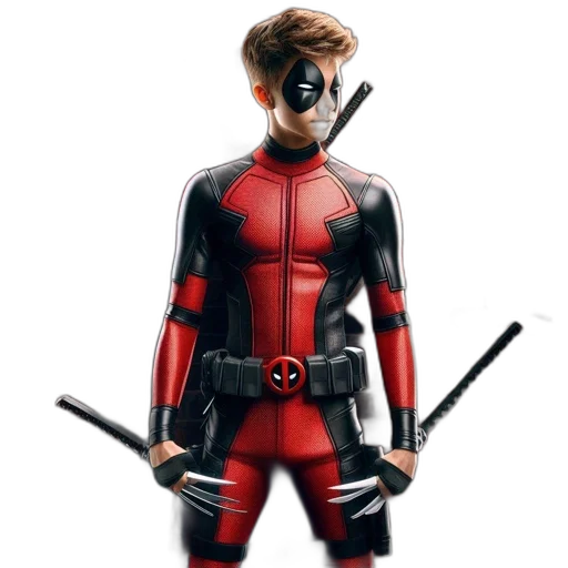 staff, concept art, comic book art, 3d render, red, individual, costumed, like transparent PNG cut-out