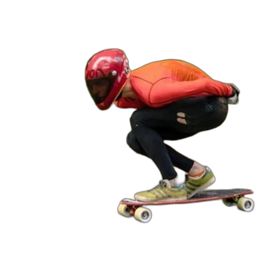 3d render, photorealistic, concept art, person, wearing, red, helmet, orange transparent PNG cut-out