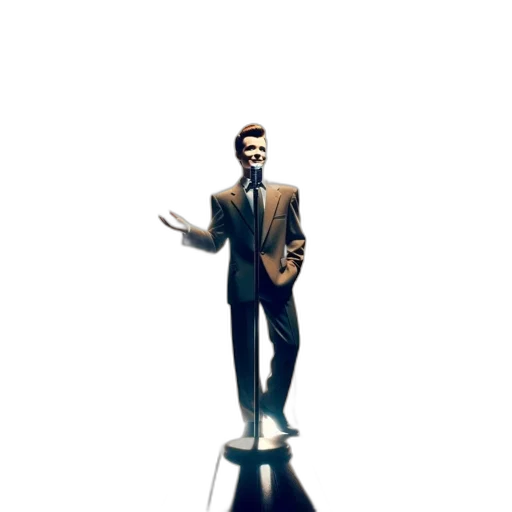 staff, robot, jacket, 3d render, concept art, cartoon, pixel art, man transparent PNG cut-out