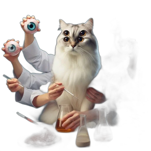 staff, animal, concept art, fantasy art, photorealistic, 3d render, surreal, image transparent PNG cut-out