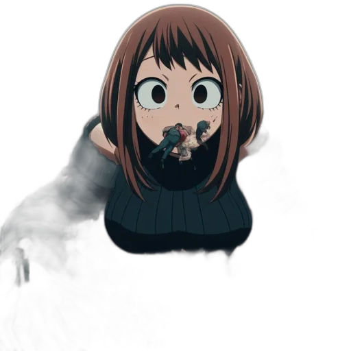 mask, creature, face, jacket, anime, concept art, pixel art, cartoon transparent PNG cut-out