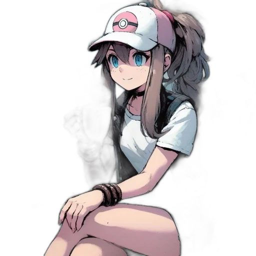 hat, staff, robot, dress, anime, pixel art, cartoon, concept art transparent PNG cut-out