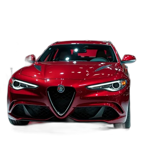car, 3d render, photorealistic, concept art, new, alfa, romeo, display transparent PNG cut-out
