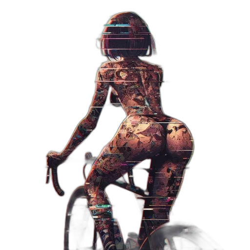 robot, dress, weapon, creature, cyberpunk, concept art, pixel art, fantasy art transparent PNG cut-out