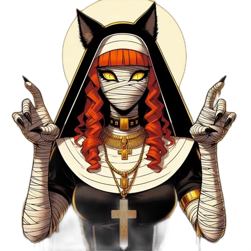 pixel art, concept art, comic book art, cyberpunk, anthropomorphic, figure, fuses, egyptian transparent PNG cut-out