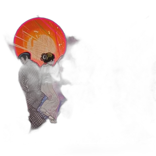 mask, jacket, creature, hair, concept art, 3d render, pixel art, fantasy art transparent PNG cut-out