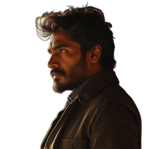 cartoon, photorealistic, oil painting, pencil sketch, vikram, stills, suriya transparent PNG cut-out