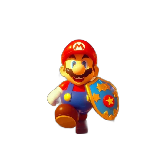 weapon, hat, animal, staff, 3d render, pixel art, concept art, photorealistic transparent PNG cut-out