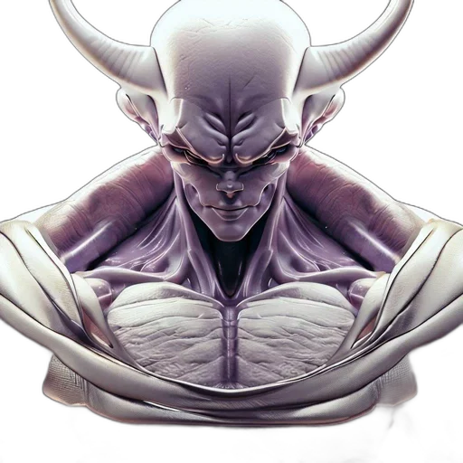 mask, face, creature, dragon, comic book art, concept art, fantasy art, 3d render transparent PNG cut-out