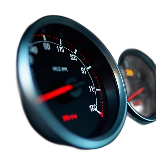 car, close-up, dashboard, showing, speedometer, needle, pointing, mph transparent PNG cut-out