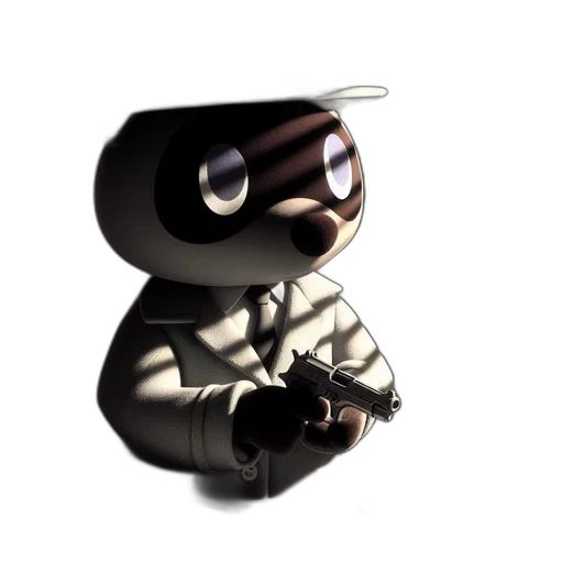 robot, creature, animal, weapon, 3d render, concept art, cyberpunk, pixel art transparent PNG cut-out